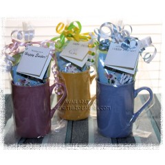 Easter Bistro Mug/Hot Chocolate Gift Set 